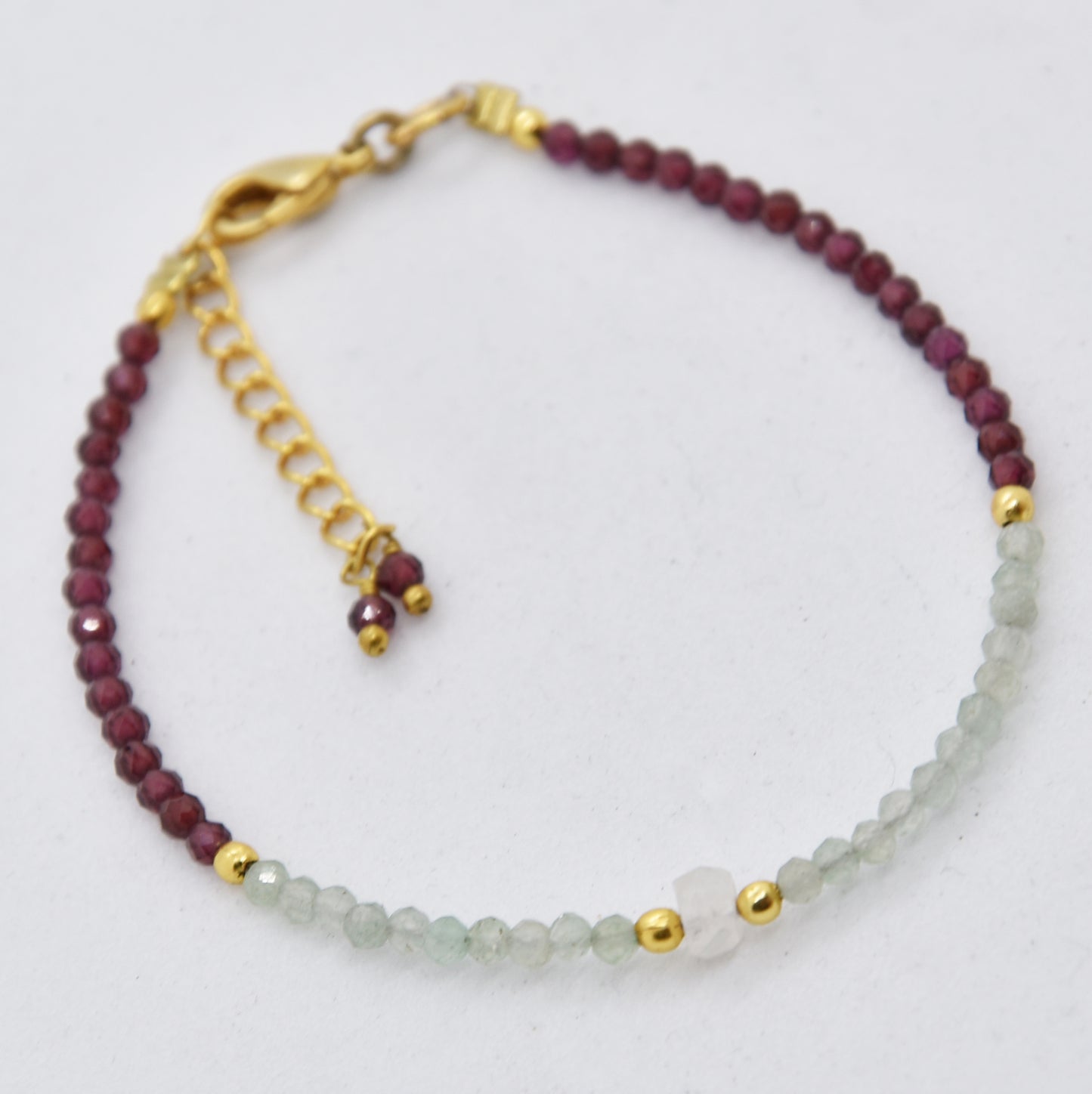 Bead Bracelets with precious gemstones