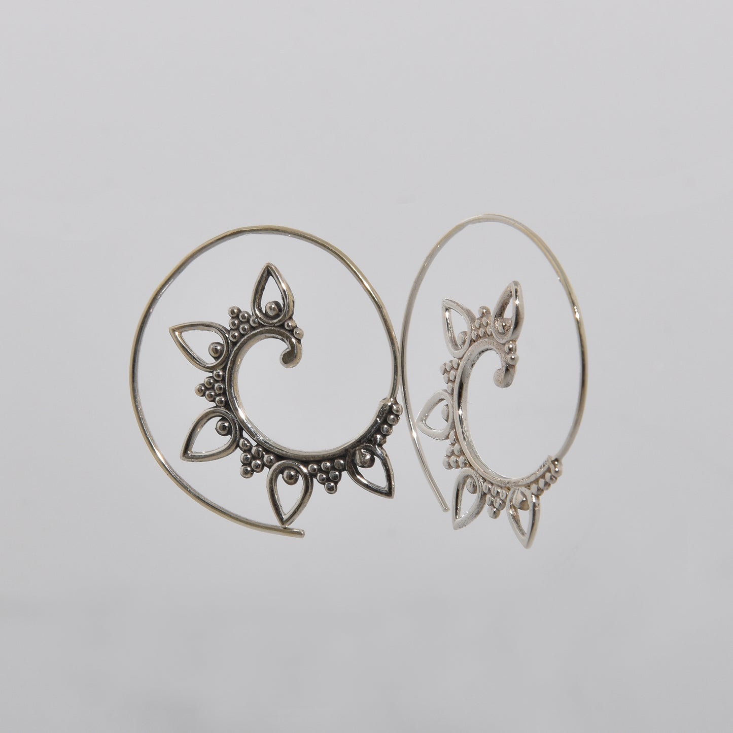 Spike Spiral Earrings